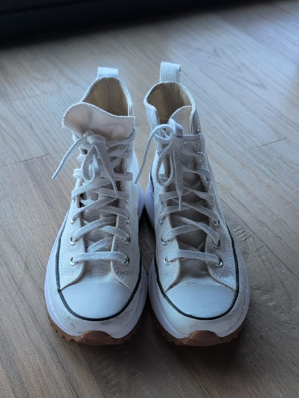 Converse White Women’s High-Top Platform Sneakers Size 7 - Picture 6 of 8